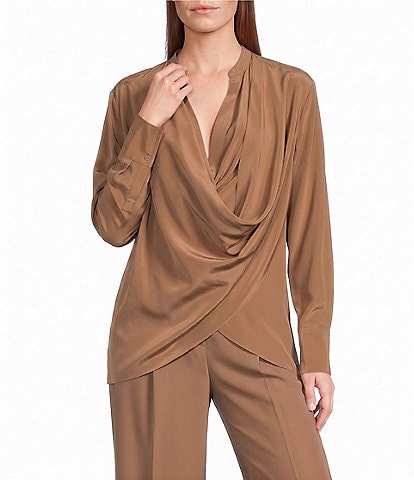 Reiss Lauren Matt Silk Top