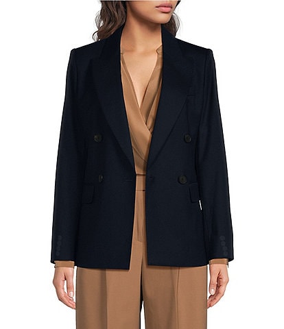 Reiss Solene Double Breasted Blazer Jacket