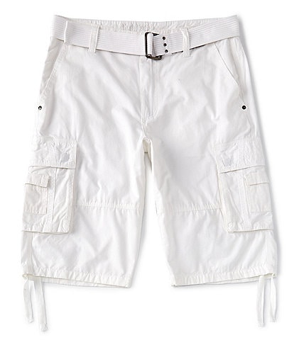 Request Jonah Belted Cargo 13#double; Inseam Shorts
