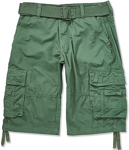 Request Jonah Belted Cargo 14#double; Inseam Shorts