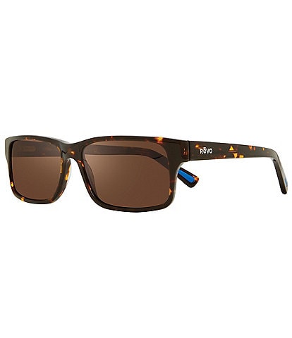 Revo Finley Rectangular Polarized 57mm Sunglasses