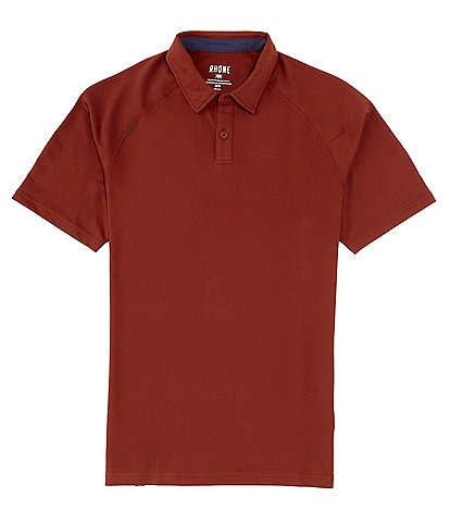 RHONE Delta Pique Short Sleeve Polo Shirt