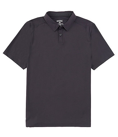 RHONE Delta Pique Solid Short Sleeve Polo Shirt