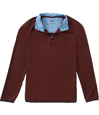RHONE Performance Stretch Founders Golf Quarter Zip Pullover