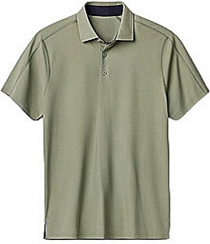 RHONE Regatta Pique Short Sleeve Polo Shirt