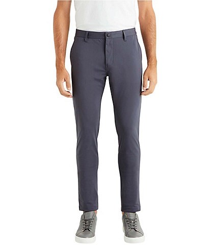 RHONE Slim Fit Flat Front Commuter Stretch Pants