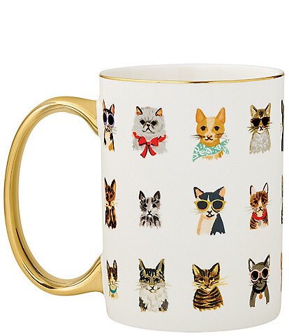Cool Cats Porcelain Coffee Mug