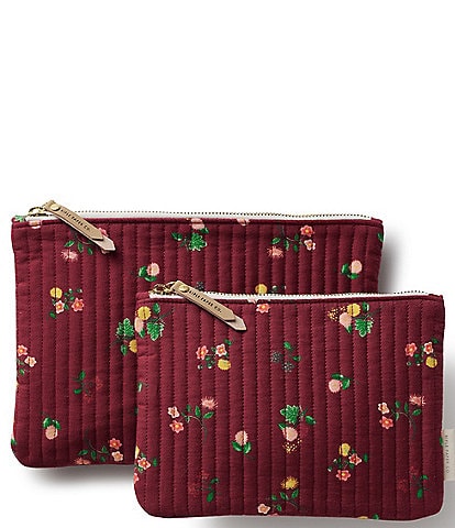 Rifle Paper Co. Ditsy Dahlia Quilted Pouch Set