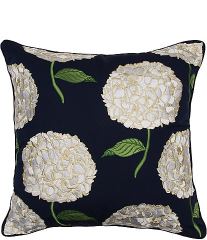 Rightside Design Hydrangea Pattern Indoor/Outdoor Throw Pillow