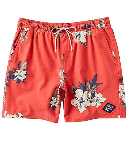 Rip Curl Aloha Hotel Tropical Floral 18#double; Inseam Board Shorts