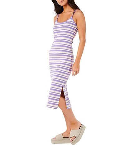Rip Curl Bobbi Striped Midi Dress