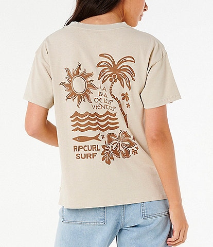 Rip Curl Cala Nights Short Sleeve Relaxed Fit T-Shirt