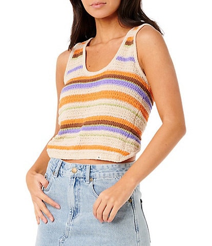 Rip Curl Cala Nights Sleeveless Cropped Tank Top