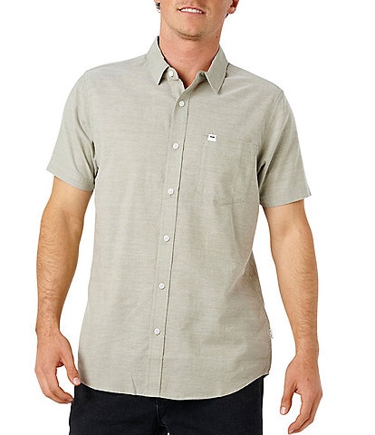 Rip Curl Classic Surf Ourtime Short Sleeve Woven Shirt