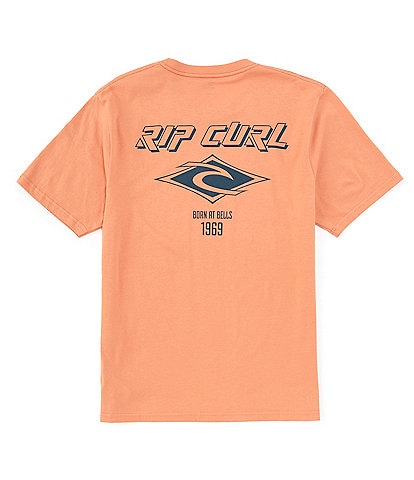 Rip Curl Fade Out Icon Short Sleeve Graphic T-Shirt