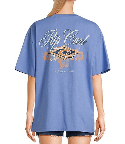 Rip Curl Hibiscus Diamond Heritage Short Sleeve T-Shirt