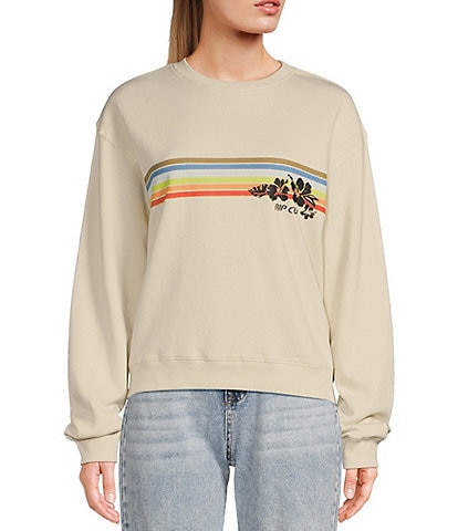 Rip Curl Hoffman Long Sleeve Fleece Graphic Sweatshirt