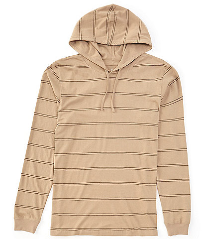 Rip Curl Long-Sleeve Plain-Striped Knit Hoodie