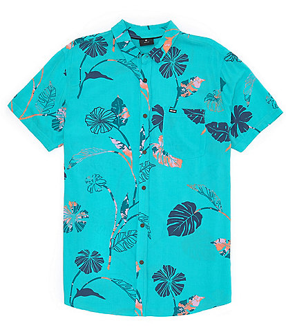 Rip Curl Mod Tropics Short-Sleeve Poplin Shirt
