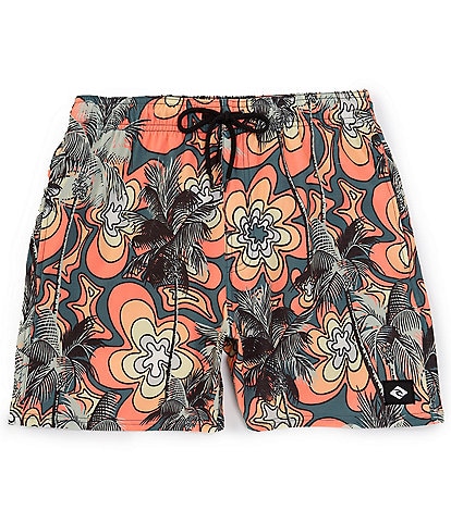 Rip Curl Party Pak Printed 16#double; Outseam Volley Shorts