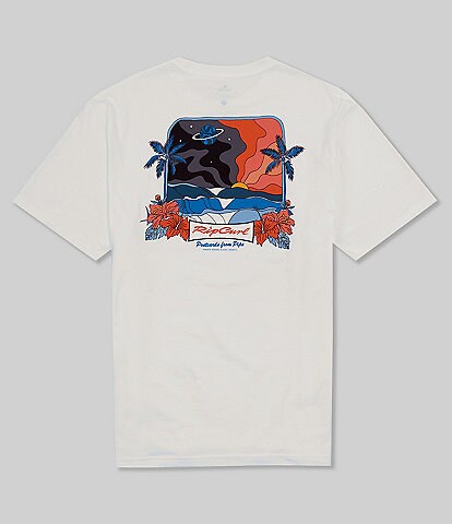 Rip Curl Postcards 2nd Reef Short Sleeve Back Graphic Tee
