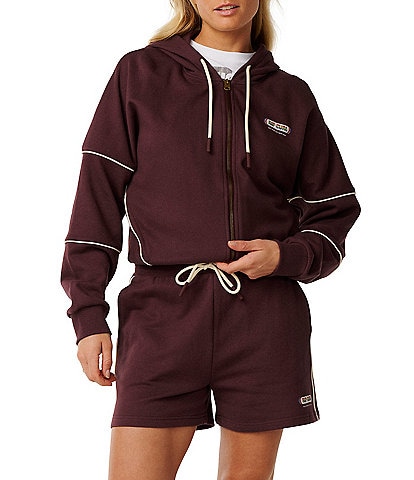 Rip Curl Since 1969 Drop Shoulder Zip Through Coordinating Hoodie
