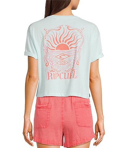 Rip Curl Sunrise Short Sleeve Cropped T-Shirt