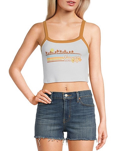 Rip Curl Sunset Crop Graphic Baby Tank Top