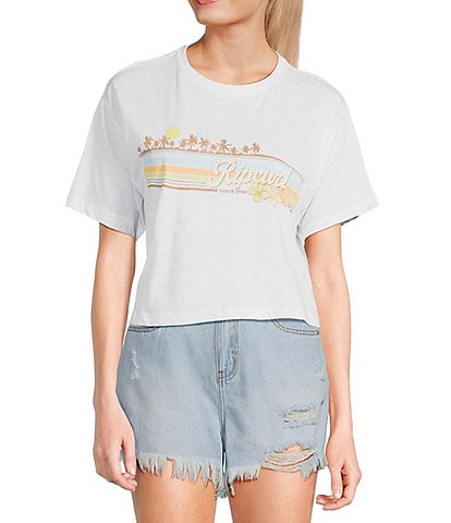 Rip Curl Sunset Crop Graphic T-Shirt