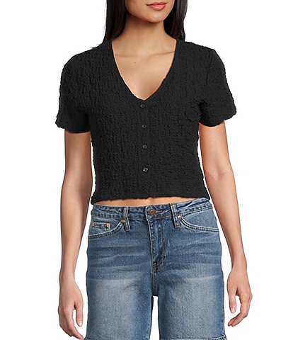 Rip Curl Sunset Luau Tex Short Sleeve Cropped T-Shirt