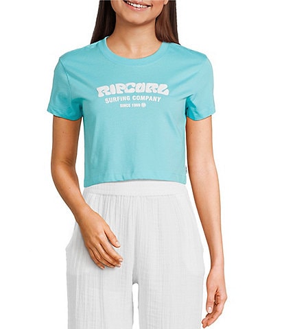 Rip Curl Surf Puffed Screenprint Short Sleeve Baby T-Shirt