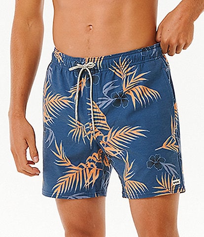 Rip Curl Surf Revival Floral 16#double; Outseam Volley Shorts