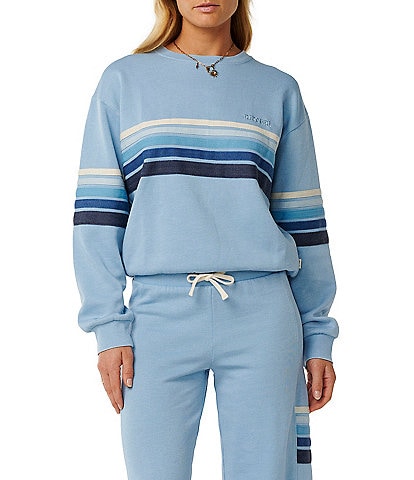 Rip Curl Surf Revival Relaxed Fit Crewneck Coordinating Pullover