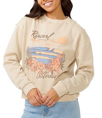Rip Curl Wave Guilders Crew Neck Sweatshirt