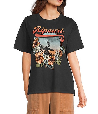 Rip Curl Wave Relaxed Fit Short Sleeve T-Shirt