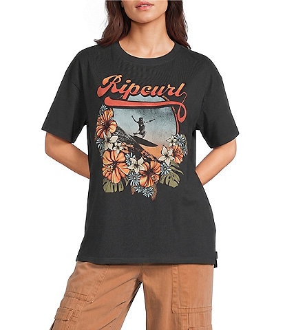 Rip Curl Wave Relaxed Fit Short Sleeve T-Shirt