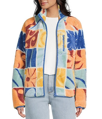 Rip Curl Williams Long Sleeve Yardage Printed Microfleece Jacket