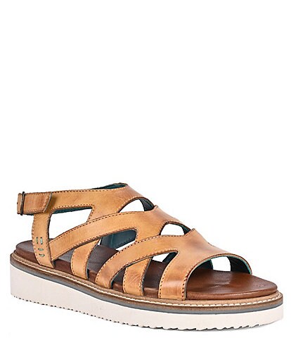 Roan Centrist Leather Fisherman Strappy Sandals