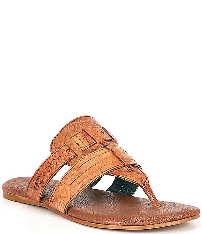 Roan Mixa Leather Thong Sandals