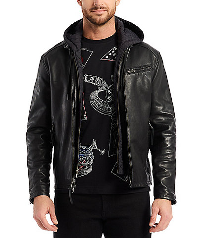 Robert Graham Cedro Leather Moto Jacket
