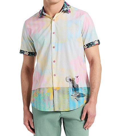 Robert Graham Haze Short Sleeve Woven Shirt