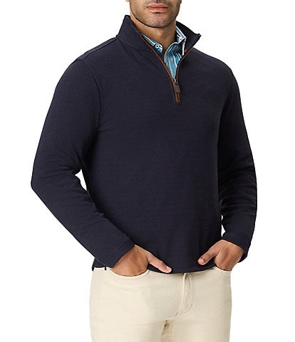 Robert Graham Tanswell Quarter Zip Pullover