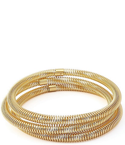 Robert Lee Morris Soho Coiled Bangle Bracelet Set