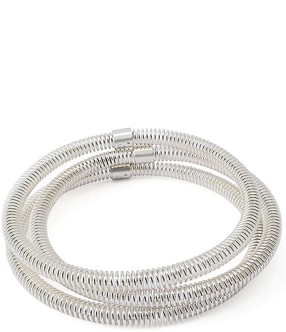 Robert Lee Morris Soho Coiled Bangle Bracelet Set