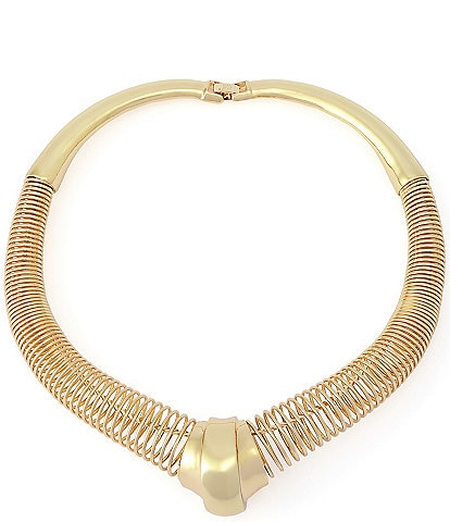 Robert Lee Morris Soho Coiled Wire Collar Necklace