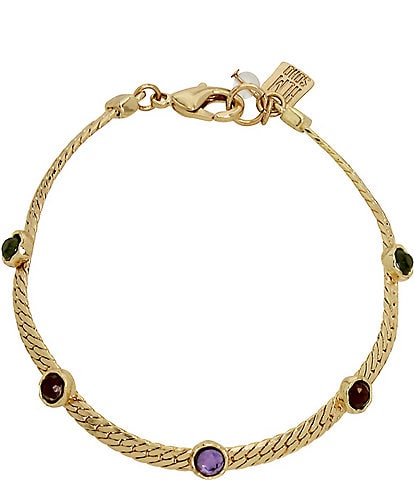 Robert Lee Morris Soho Delicate Gem Line Bracelet