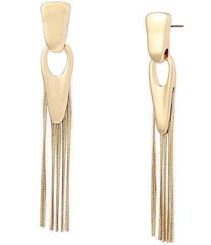 Robert Lee Morris Soho Fringe Linear Earrings