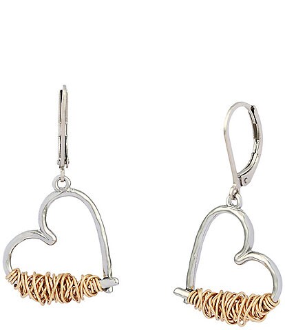 Heart Drop Earrings