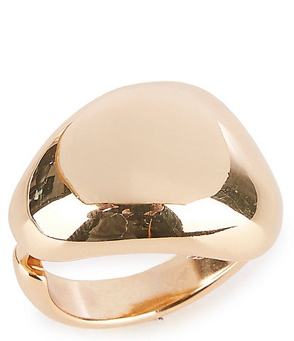 Robert Lee Morris Soho Leaf Dome Sculpted Cocktail Ring