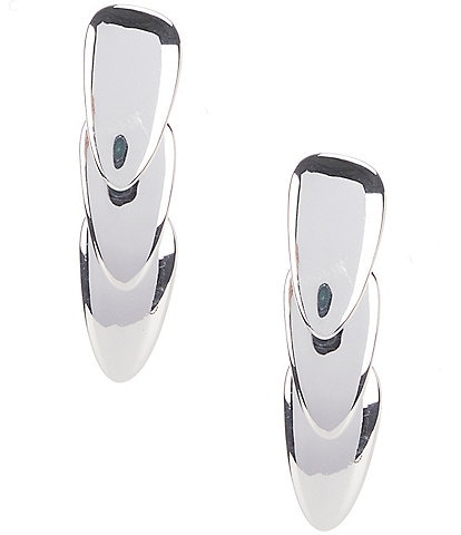 Robert Lee Morris Soho Leaf Layered Linear Earrings